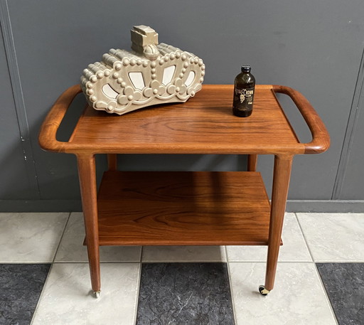 Teak Serving Trolley By Niels Otto Moller Denmark 1960S Old Store Stock