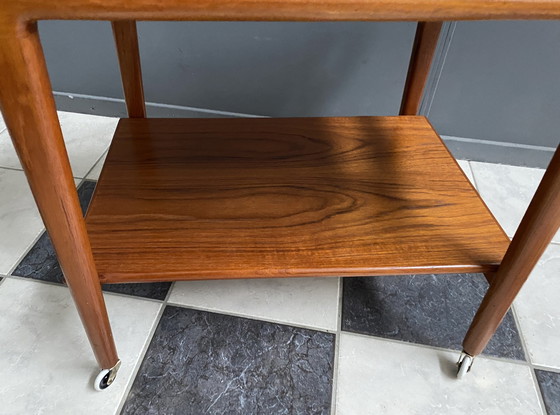 Image 1 of Teak Serving Trolley By Niels Otto Moller Denmark 1960S Old Store Stock