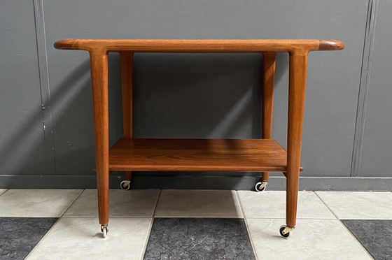 Image 1 of Teak Serving Trolley By Niels Otto Moller Denmark 1960S Old Store Stock