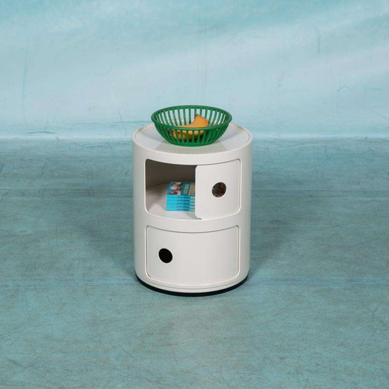 Image 1 of Comodini Kartell spaziali anni '70, torre di stoccaggio vintage