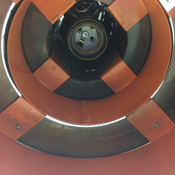 Image 1 of Colgante brutalista de metal vintage de Sven Aage Holm Sorensen para Holm Sørensen and Co, Dinamarca 1960