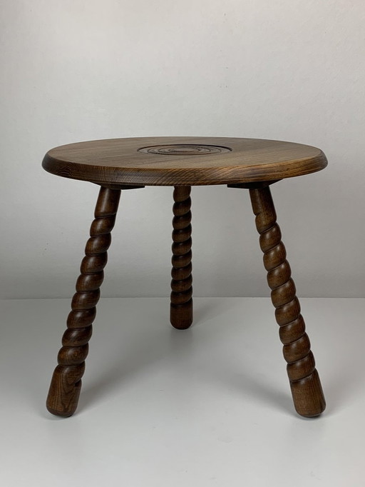 Table d'appoint Bobbin par Charles Dudouyt, années 1950