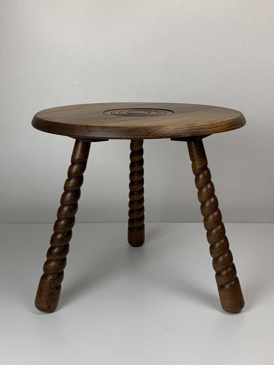 Image 1 of Table d'appoint Bobbin par Charles Dudouyt, années 1950