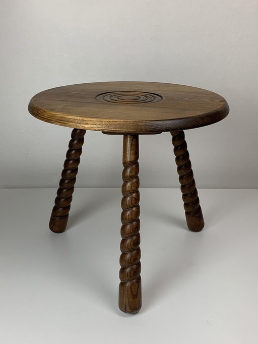 Bobbin Side Table by Charles Dudouyt, 1950s