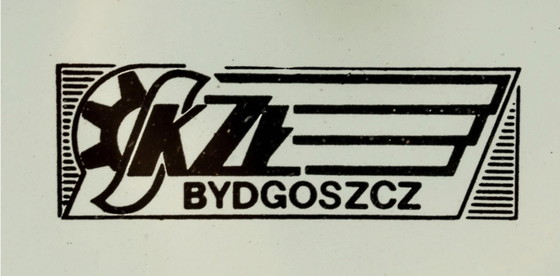 Image 1 of Orologio da stazione - KZŁ. BYDGOSZCZ - Legno, vetro, metallo, stile moderno di metà secolo - 1960-1970 - Orologio da stazione v