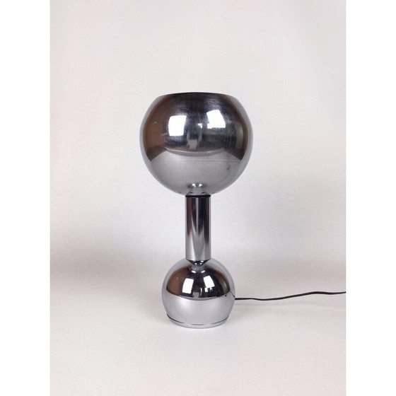 Image 1 of Vintage stainless table lamp