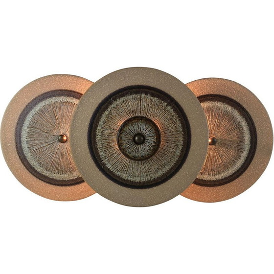 Image 1 of Lampada da parete vintage in gres di Noomi Backhausen e Paul Brandborg per Søholm, Danimarca 1960