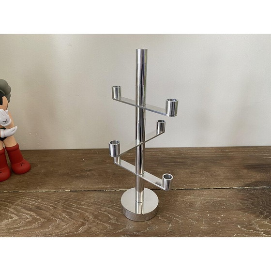 Image 1 of Vintage “Dragon” candelabra by Edward Van Vliet for Ligne Roset, France