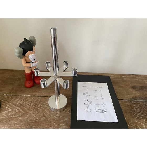 Image 1 of Vintage “Dragon” candelabra by Edward Van Vliet for Ligne Roset, France