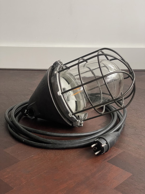 Image 1 of Vintage Industrial Cage Lamp