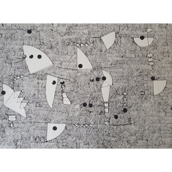 Image 1 of Tinta china sobre papel antiguo n. 535 - Jérémie Iordanoff, 2009