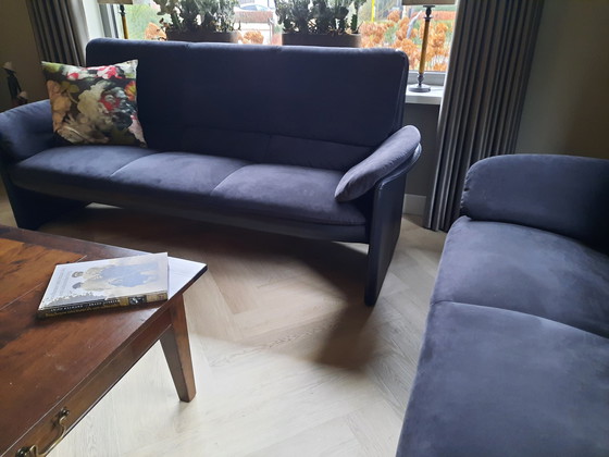 Image 1 of 2X 3 Seater Sofa Evidence Catalpa Leolux