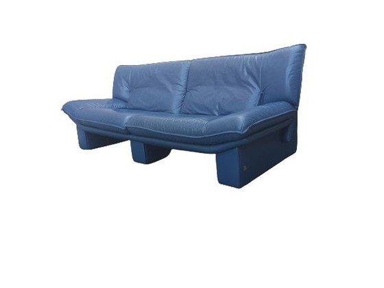 Image 1 of Nicoletti Salotti Blue Sofa, 3 Seater