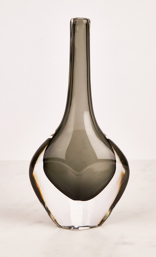 Orrefors glass vase Swordfish 3538