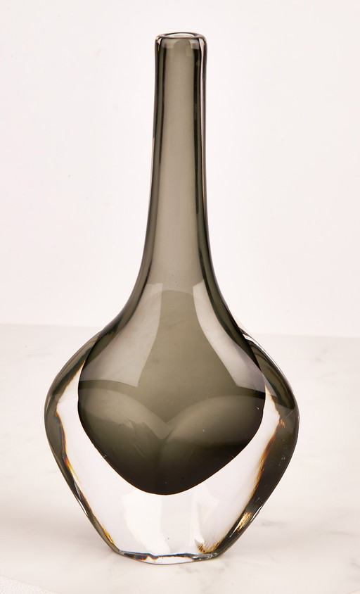 Orrefors glass vase Swordfish 3538