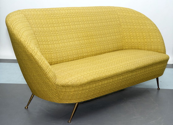 Image 1 of Two-Seater Sofa In The Style Of Ico Parisi, Italy, 1950S