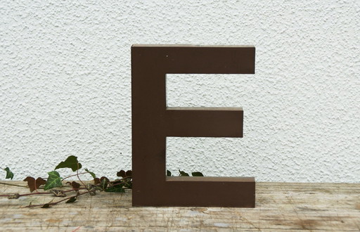 Vintage wall letter, advertising