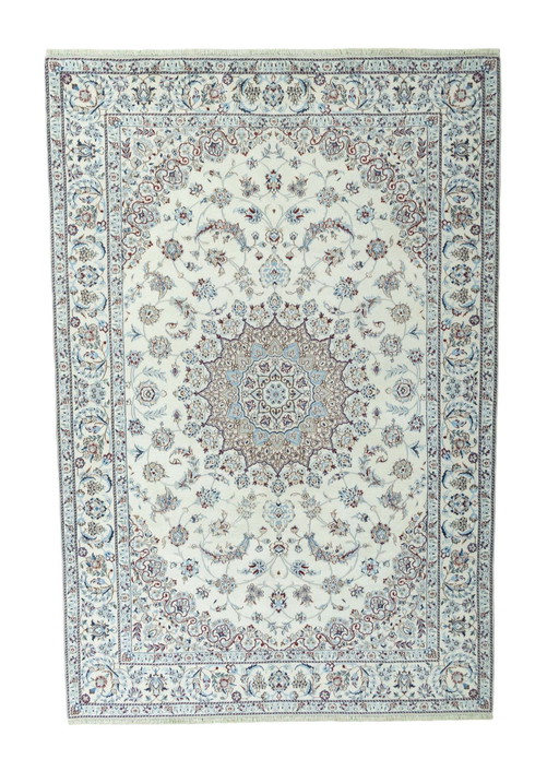 Hand-knotted Nain 9 La With Silk - 310 X 206 Cm