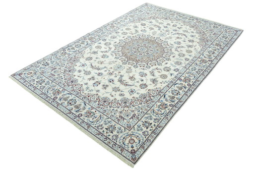 Hand-knotted Nain 9 La With Silk - 310 X 206 Cm