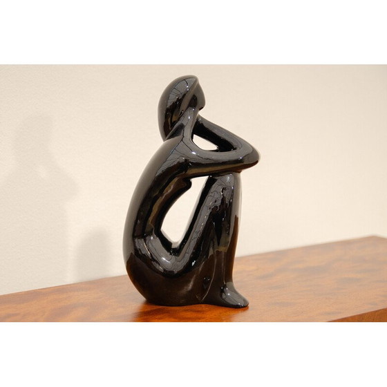 Image 1 of Vintage ceramic sculpture of a naked girl by Jitka Forejtová, Czechoslovakia 1960