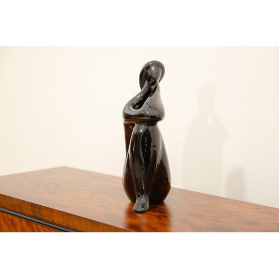 Image 1 of Vintage ceramic sculpture of a naked girl by Jitka Forejtová, Czechoslovakia 1960