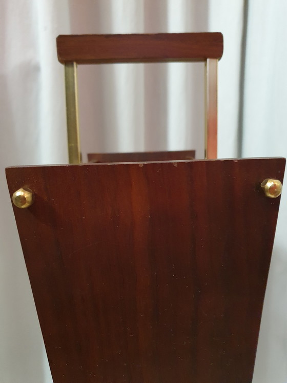 Image 1 of Umbrella stand 1960s - mahogany/brass