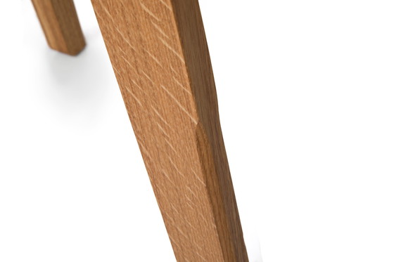 Image 1 of 4x unused oak chairs design Alfredo Haberli for Quodes