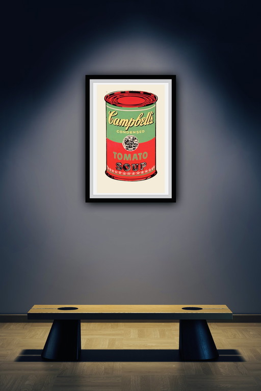 Andy Warhol: "Campbell'S Soup Can, 1965 (Green & Red)."