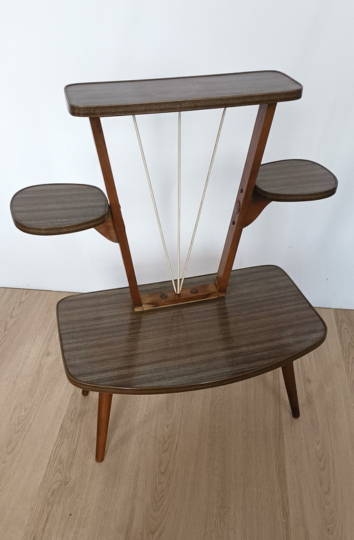 Fifties Plant Table With 4 Shelves