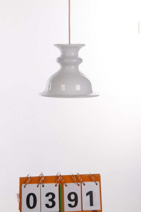 Image 1 of Holmegaard Vintage Danish Tivoli suspension lamp by Sidse Werner,1980 Denmark.