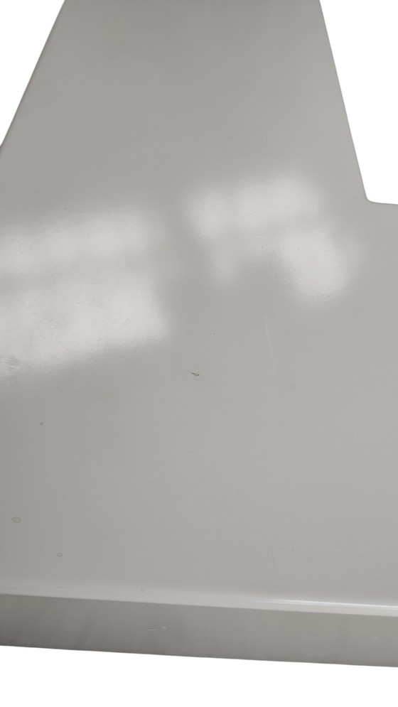 Image 1 of Vintage L Shaped Coffee Table 1980S