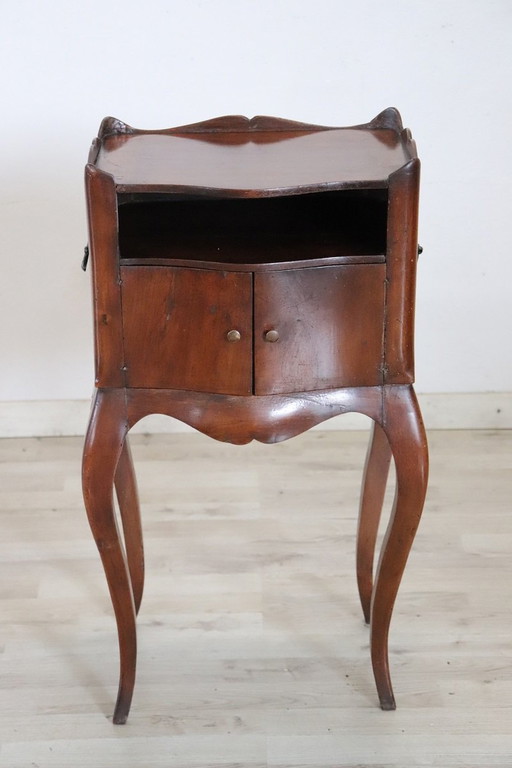 Antique Single Wooden Nightstand