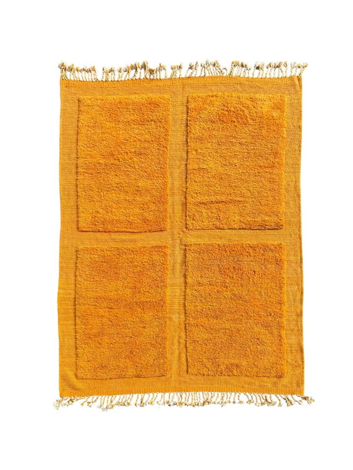 Oranga - Moroccan Orange Wool Berber Rug 215X300 Cm