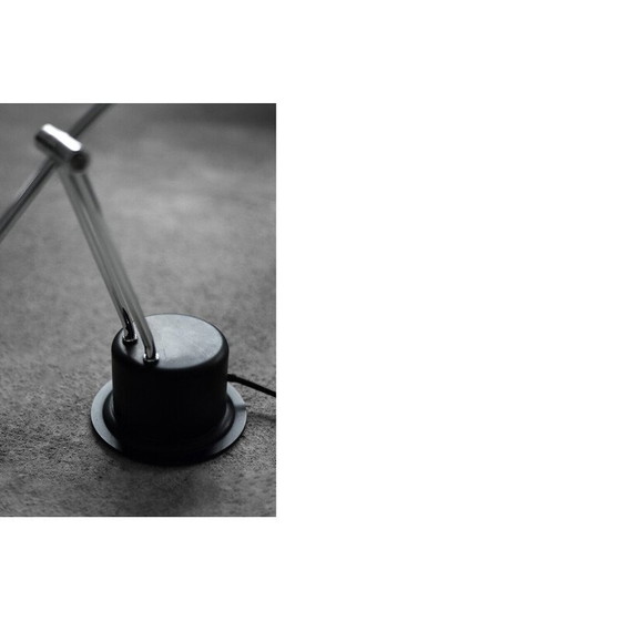 Image 1 of Vintage desk lamp in chrome steel and plastic for Massive, Belgium, 1980