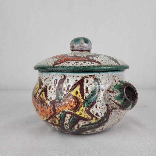 Vallauris Ceramic Soup Tureen 1970'S