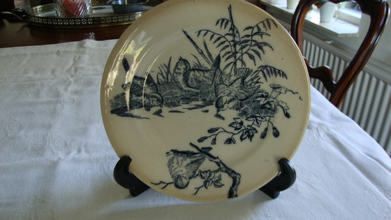 Image 1 of 8x Piatti Vintage con Uccelli