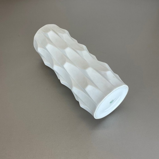 Image 1 of Vintage Op Art porcelain vase by Heinrich Fuchs for Hutschenreuther, Germany 1970s