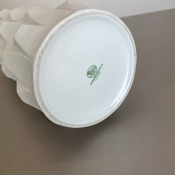 Image 1 of Vintage Op Art porcelain vase by Heinrich Fuchs for Hutschenreuther, Germany 1970s
