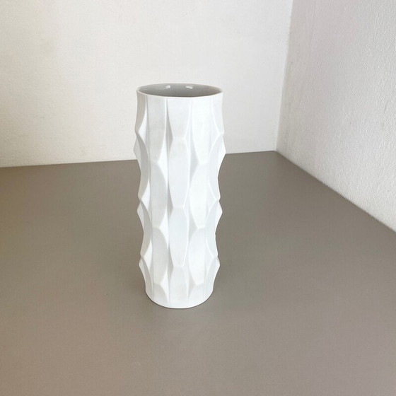 Image 1 of Vintage Op Art porcelain vase by Heinrich Fuchs for Hutschenreuther, Germany 1970s