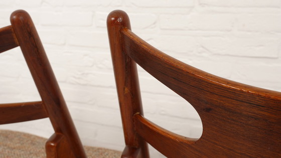 Image 1 of Set Of 6 Dining Chairs | 'Sawbuck Chair' | Ch29P | Hans Wegner | Carl Hansen