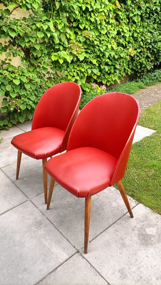 Image 1 of 2x chaises vintage