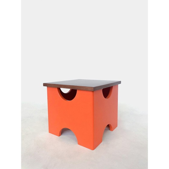 Image 1 of Par de taburetes Dado de mediados de siglo de Ettore Sottsass