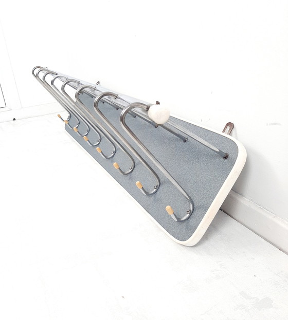 Image 1 of Vintage Wall Coat Rack, 1950s/60s Coat Rack