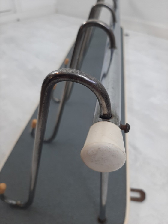 Image 1 of Vintage Wall Coat Rack, 1950s/60s Coat Rack