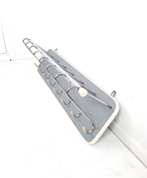 Vintage Wall Coat Rack, 1950s/60s Coat Rack