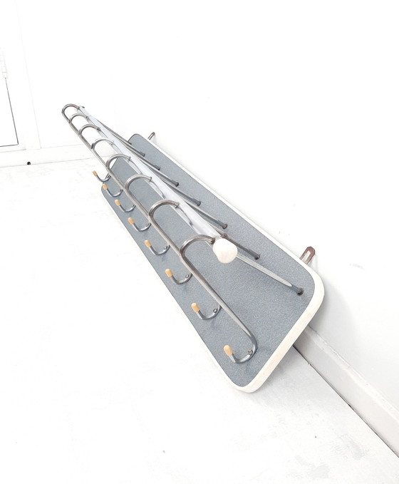 Image 1 of Vintage Wall Coat Rack, 1950s/60s Coat Rack