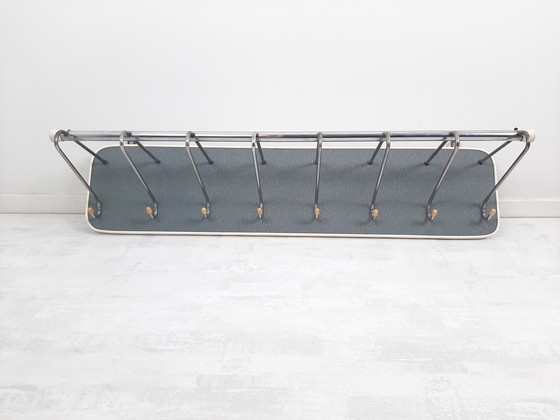 Image 1 of Vintage Wall Coat Rack, 1950s/60s Coat Rack
