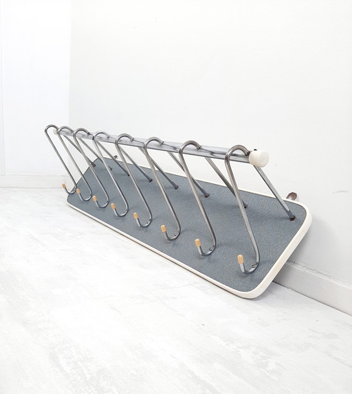 Vintage Wall Coat Rack, 1950s/60s Coat Rack