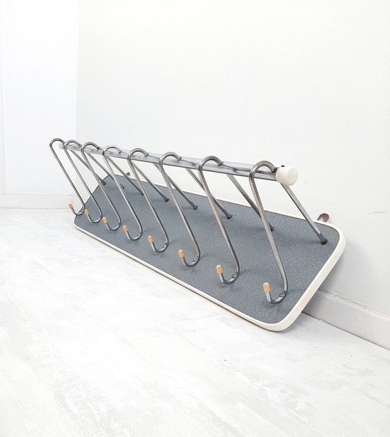 Image 1 of Vintage Wall Coat Rack, 1950s/60s Coat Rack