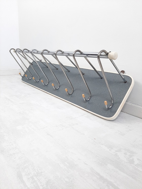 Image 1 of Vintage Wall Coat Rack, 1950s/60s Coat Rack
